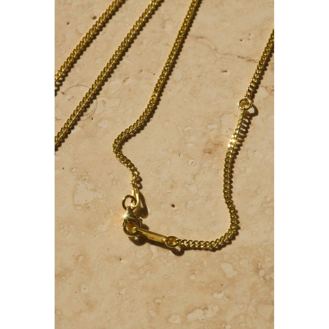 Taurus Zodiac Sign Pendant Necklace 14K 925 Gold Vermeil - Ema Jewels