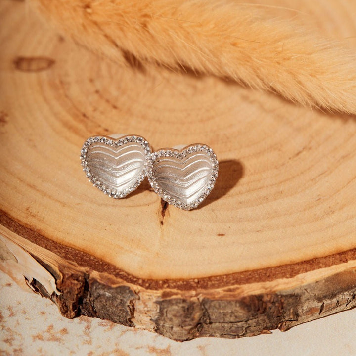 Achelois Sterling Silver Earrings - Ema Jewels