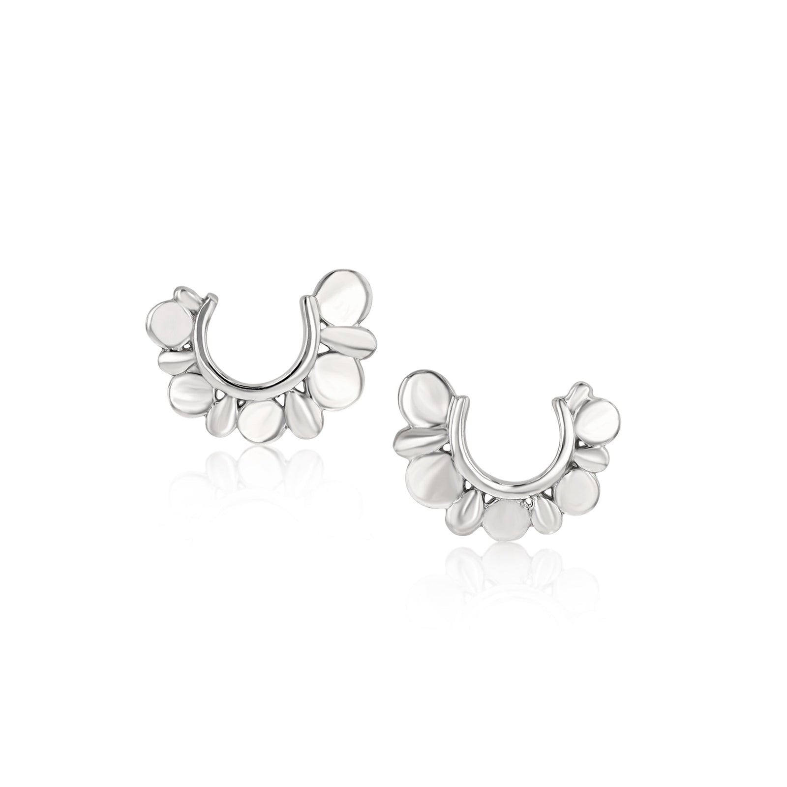 Alcyone Sterling Silver Earrings - Ema Jewels