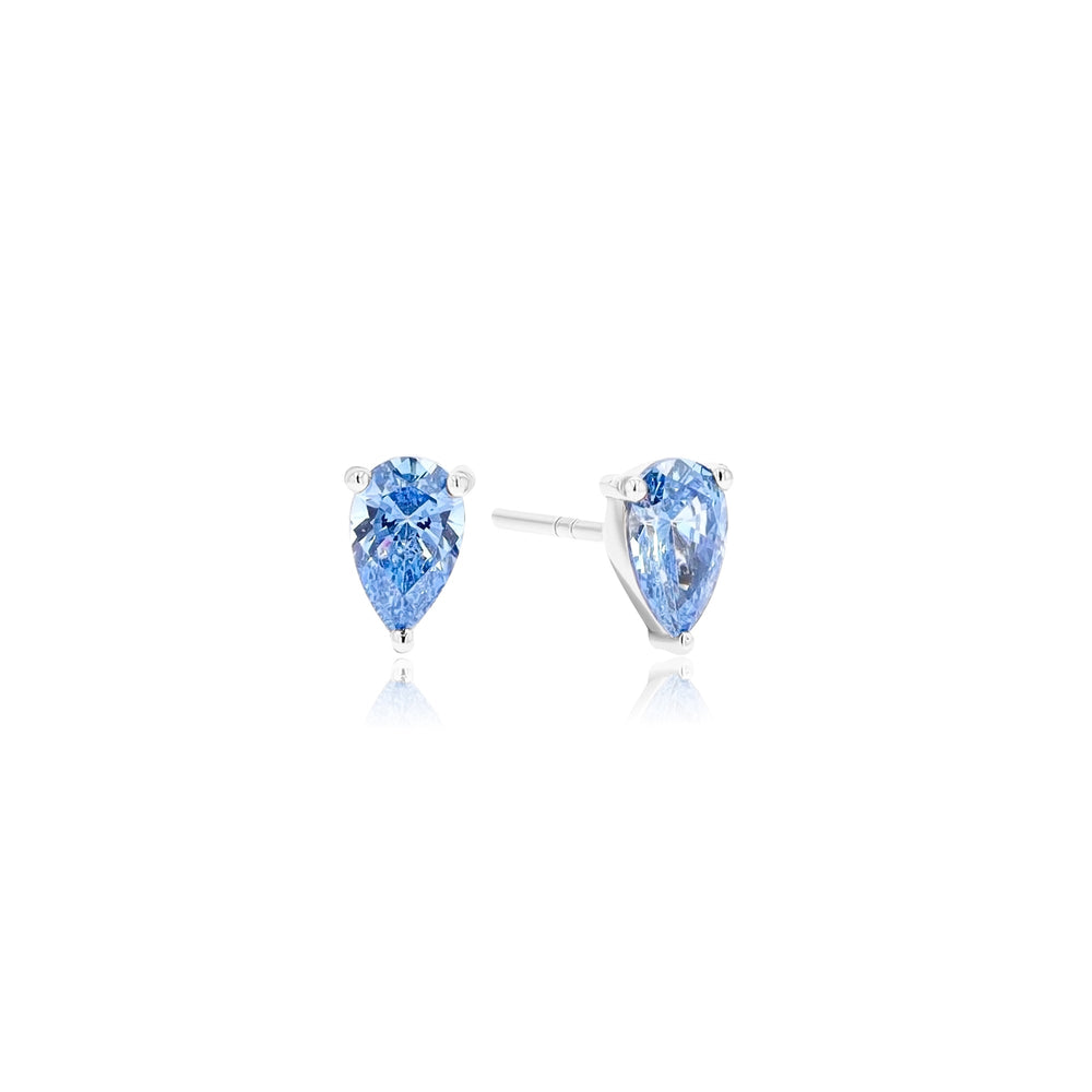 Aletheia Sapphire Sterling Silver Earrings - Ema Jewels