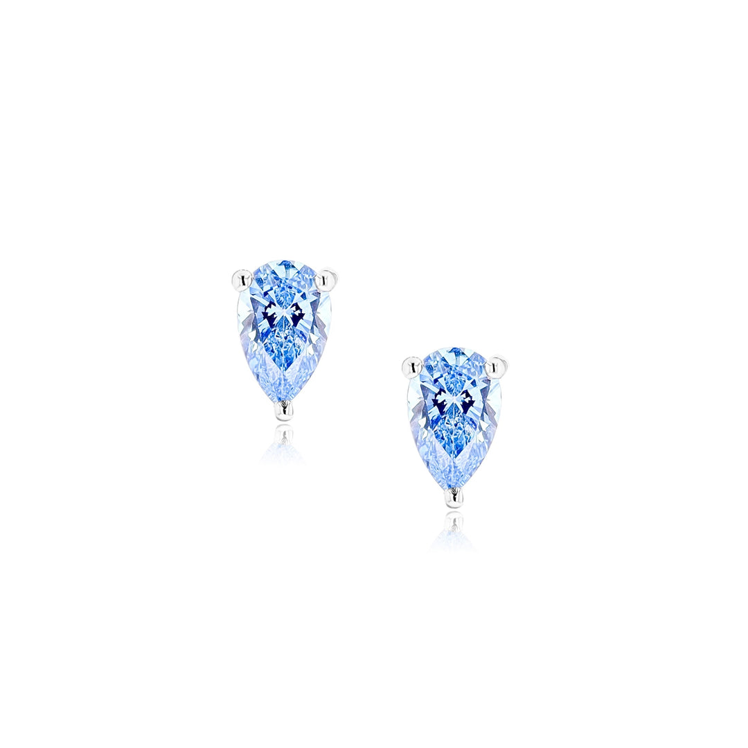 Aletheia Sapphire Sterling Silver Earrings - Ema Jewels