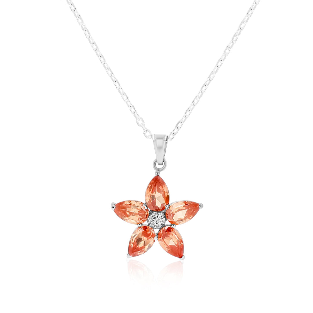 Aletheia Sunflower Sterling Silver Necklace - Ema Jewels