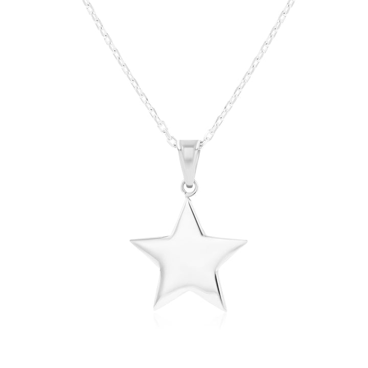 Astrea Crystal Star Bracelet and Skyler Sterling Silver Necklace SET - Ema Jewels