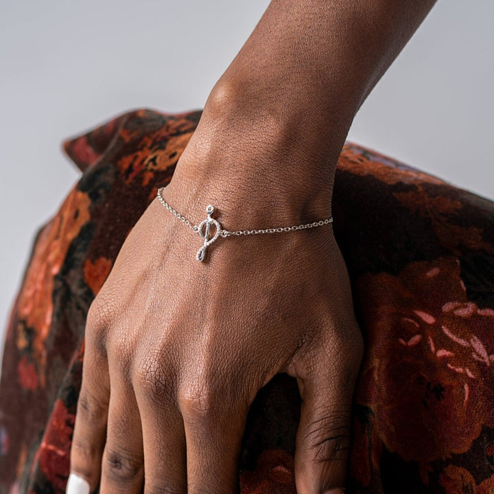 Calliope Symphony Sterling Silver Bracelet - Ema Jewels