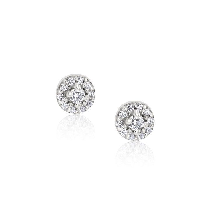 Elpis Crystal Sterling Silver Earrings - Ema Jewels
