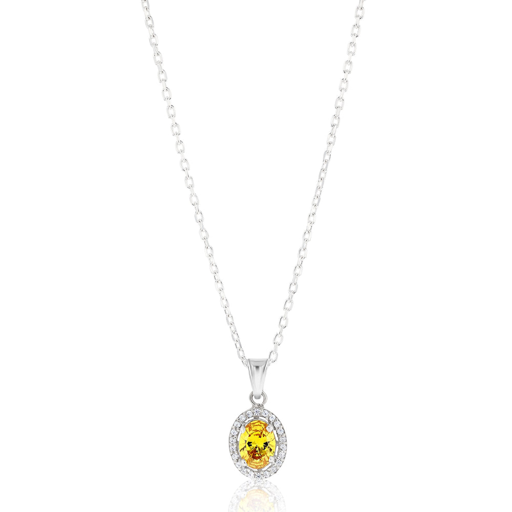 Euterpe Sunflower Sterling Silver Necklace - Ema Jewels