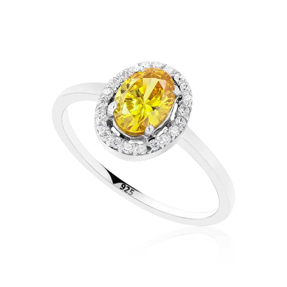 Euterpe Sunflower Sterling Silver Ring - Ema Jewels