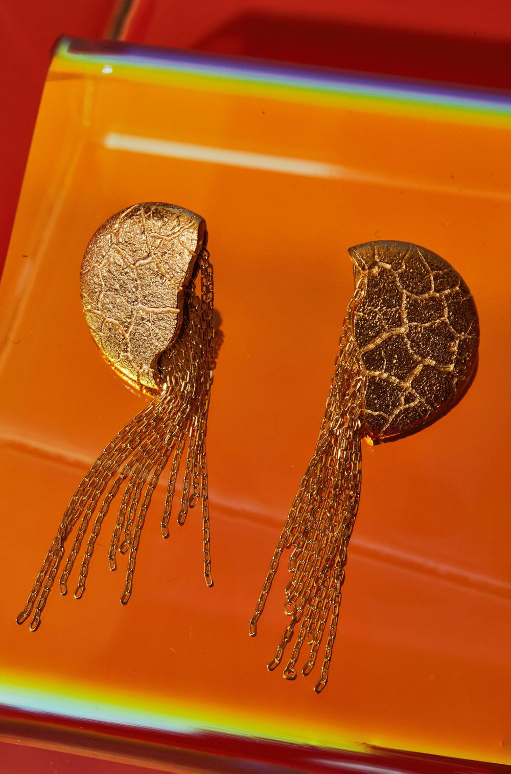 Gilded Medusa Jellyfish Earrings - Ema Jewels