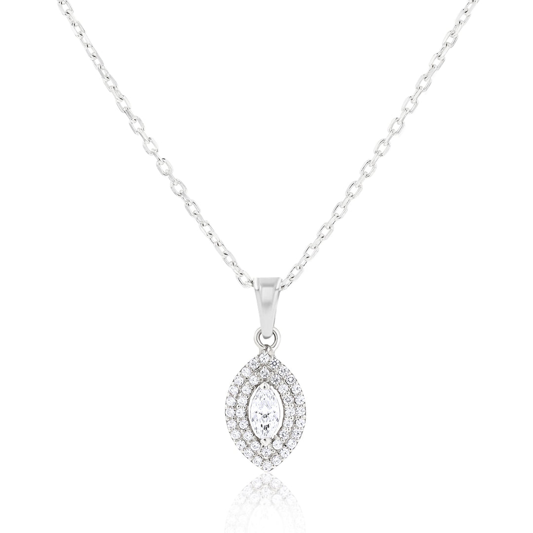 Hecate Crystal Sterling Silver Necklace - Ema Jewels