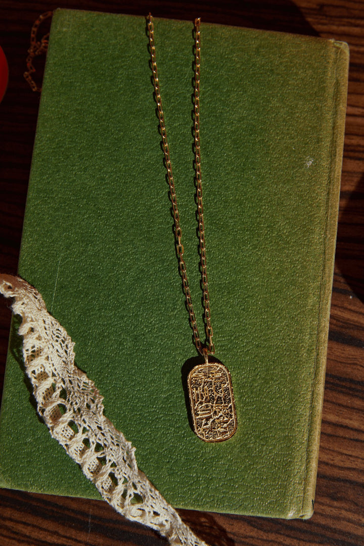 Hieroglyphs Necklace - Ema Jewels