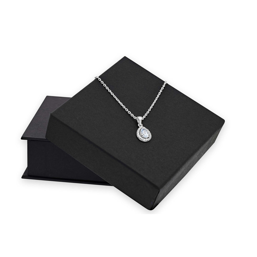 Rhea Light Sapphire Sterling Silver Necklace - Ema Jewels