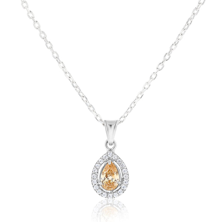 Rhea Sunflower Sterling Silver Necklace - Ema Jewels