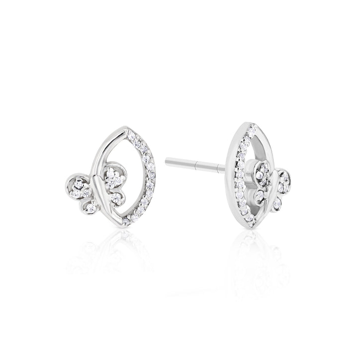 Styx Crystal Sterling Silver Earrings - Ema Jewels